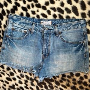Free People Denim Shorts